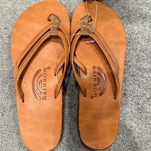 Rainbow Leather Strap Sandals Brand new